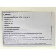 Digital Fridge / Freezer Thermometer w/ Alarm