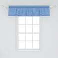 thumbnail image 2 of Ambesonne Pink Polka Dots Window Valance, Round Hip Motifs, 54" X 12", Pink and Sky Blue, 2 of 3