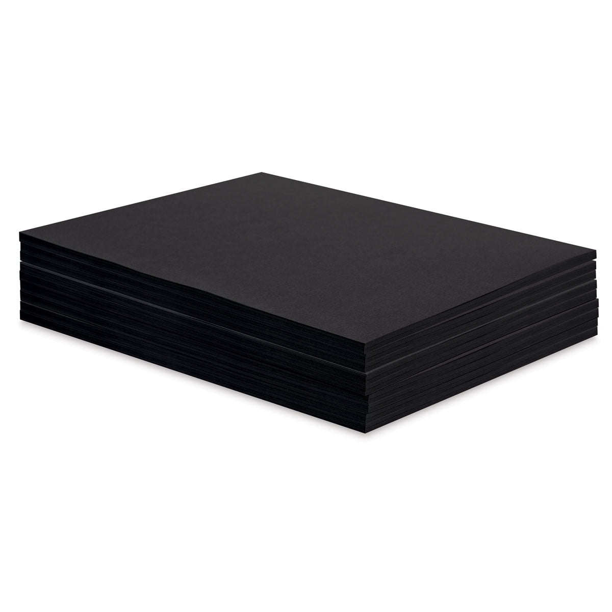 Jack Richeson 1592749 Black Watercolor 50 Sheets Paper, 135 lbs, 9 x 12 in.