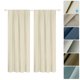 thumbnail image 5 of Cortinas semitransparentes con varilla, color beige, tamaño 100x200 cm, paquete de dos piezas., 5 of 6
