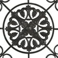 thumbnail image 4 of DecMode Cream Wood Window Inspired Scroll Wall Decor with Metal Scrollwork Relief, 4 of 14