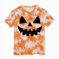 thumbnail image 2 of Futezty Halloween Shirt for Kids Short Sleeve T Shirt Boys Girls Pumpkin Face Graphic Tees 12M-13T, 2 of 5