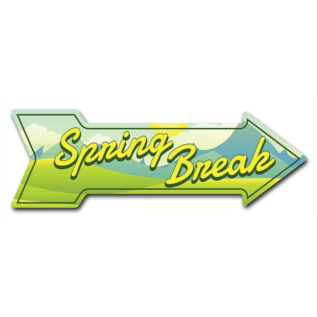 SignMission 8 x 24 in. Indoor & Outdoor Decor Direction Sticker Vinyl