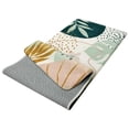thumbnail image 2 of Alfombra de baño Uphome Green Botanical 50 x 150 cm, 2 of 6