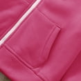 thumbnail image 5 of YunPes Sweatshirt Jacket for Boys Girls Pullover Solid Color Sweatshirt Zippered Cute Sweatshirt for Teenagers Casual Jacket Long, 5 of 8