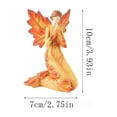 thumbnail image 3 of Fall Decorations for Home 4 X 3.5 Inch Resin Autumn Angel Figurine Fall Home Decor Indoor Tabletop Accent for Thanksgiving Harvest Single Piece, 3 of 5