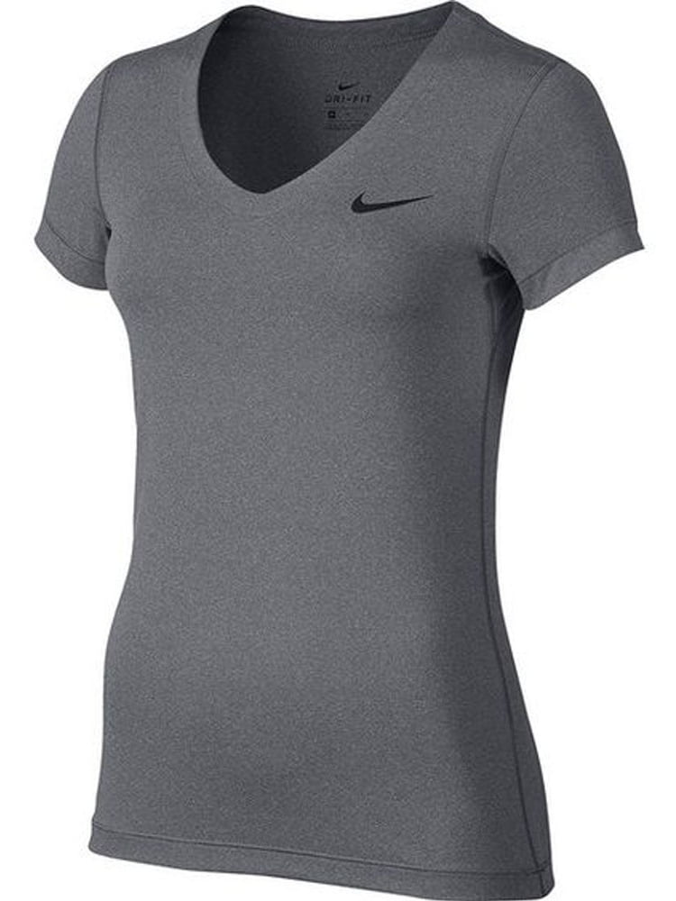 Nike Victory Women's Base Layer V-Neck Short Sleeve Training Top ...