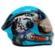 thumbnail image 3 of CASCO PARA MOTO CERRADO INFANTIL BUMBLE POCKET SPEED A-HELMET VISOR TRANSPARENTE CERTIFICADO DOT AZUL BRILLANTE TALLA L, 3 of 4