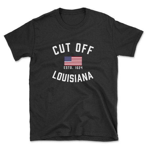 Cut Off Louisiana Patriot Men's Cotton T-Shirt