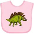 thumbnail image 3 of Inktastic Smiling Stegosaurus Boys or Girls Baby Bib, 3 of 4
