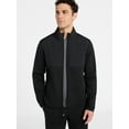 thumbnail image 2 of Athletic Works Men's and Big Men's Full Zip Mock Neck Hybrid Jacket, Size S-3XL, 2 of 6