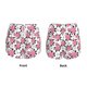 thumbnail image 3 of Balery Rose Flowers Pantalones cortos deportivos para mujer con forro y dos bolsillos, elásticos, para entrenamiento, gimnasio, yoga-Medium, 3 of 7