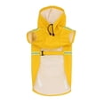 thumbnail image 2 of Pet Dog Waterproof Raincoat with Reflective Strip Hoodie  Rain Poncho Jacket for Dogs Small Large Dogs Rain Coat Waterproof Jacket  Yellow 2XL, 2 of 15