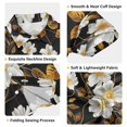 thumbnail image 3 of Dailycode Small Short Sleeve Button Down Shirts Flower and Golden Leaves Casual Shirt 3-10 Years, 3 of 9
