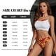 thumbnail image 5 of Fotbe Red Vintage Flowers Tanga Sin Costuras para Mujer con Estampado – Panties Invisibles, Transpirables y Cómodos para Uso Diario-Small, 5 of 6
