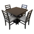 thumbnail image 5 of Set de Comedor Acapulco 4 Sillas 90x90 cm, Mdf Color Chocolate, 5 of 5