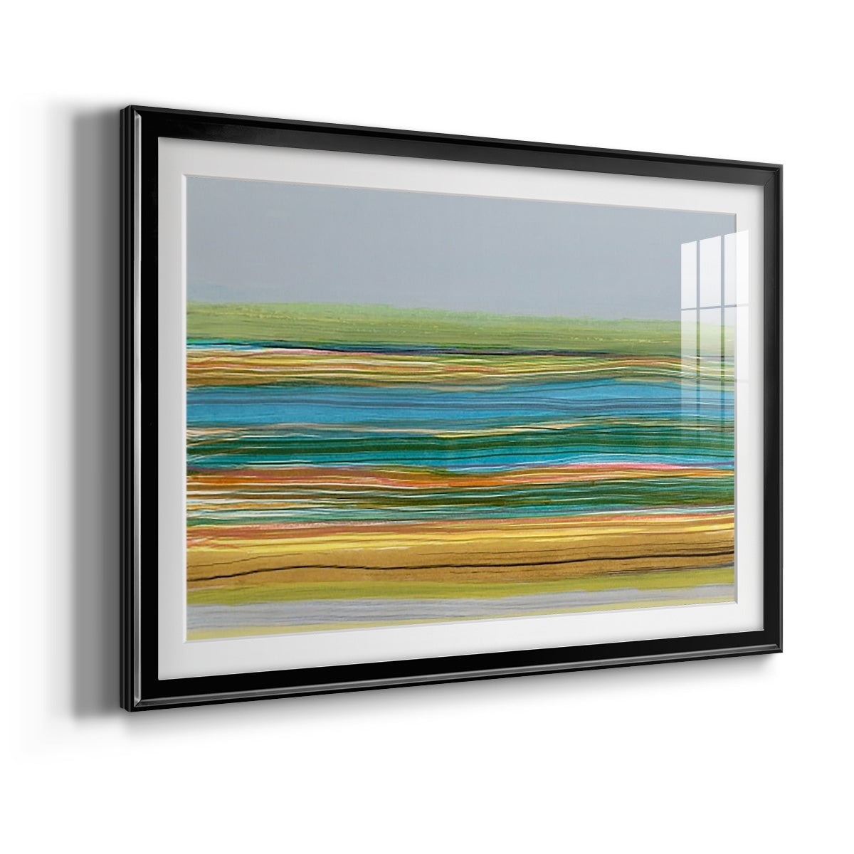 Parallel Striae II Premium Framed Print - Ready to Hang