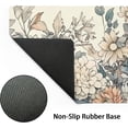 thumbnail image 3 of Japanese Aesthetic Floral Gaming Mouse Pad - XL Vintage Orange White Flowers, Extended Large Mat, Non-Slip Rubber Base, Stitched Edge, Long Keyboard Pad for Computer, 31.5x11.8 Inch, 3 of 6
