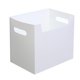 thumbnail image 1 of Caja de almacenamiento de escritorio, libros plegables portátiles, caja de archivos para , organizador de carpetas PP para juguete de tela - blanco Sunnimix Estuche de almacenamiento, 1 of 7