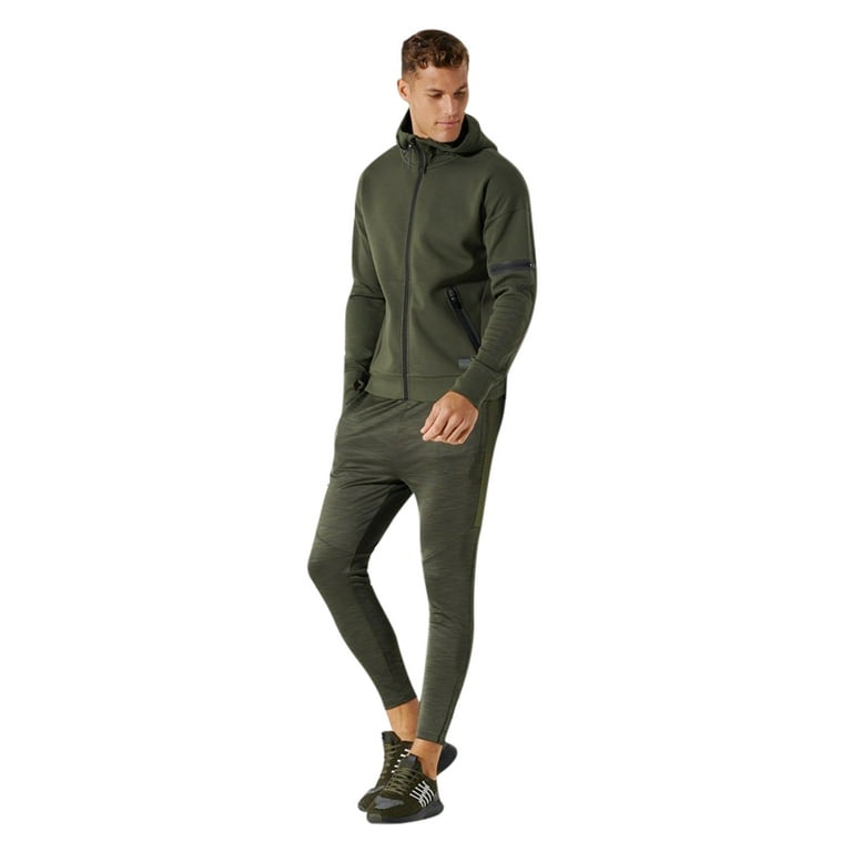 Superdry Mens Training Gymtech Zip Hoodie OLV XL Walmart