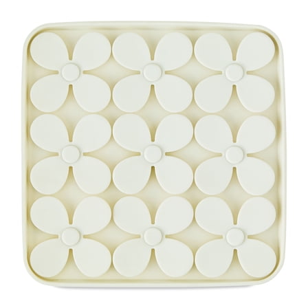 Vibrant Life Silicone Shamrock Snuffle Mat, Beige, 8" x 8"