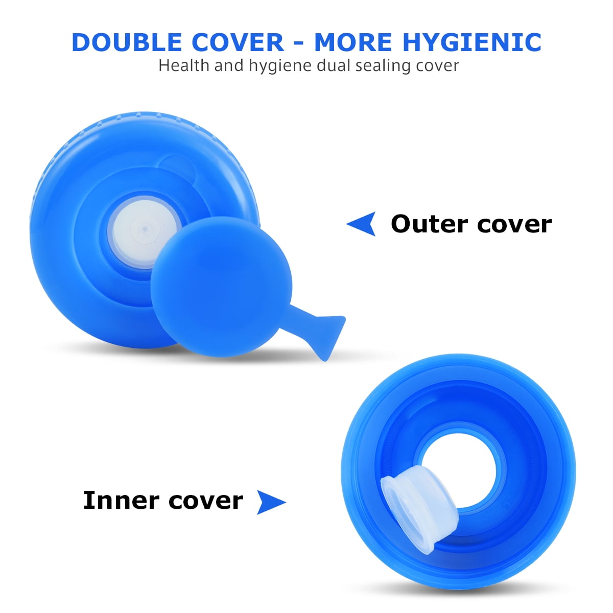 Plastic Water Jug, 1.5 Gallon Water Bottle Reusable Handheld Water Kettle Outdoor Hiking Water Container