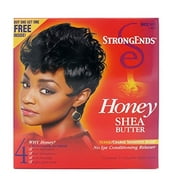 StrongEnds Honey & Shea Butter No Lye Conditioning Relaxer for Super/Coarse Sensitive Scalp-Double Pack