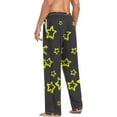 thumbnail image 6 of FREEAMG Star Cotton Pajama Pant for Men, Super Soft Lightweight Lounge Pajama Bottoms Drawstring Sleepwear Pant with 2 Pockets, 6 of 7