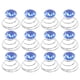 thumbnail image 1 of 12 horquillas para el cabello con diamantes de imitación y espiral metálica decorativas para bodas, fiestas de graduación y cumpleaños (azul), 1 of 8