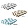 thumbnail image 4 of Serviette de Plage en Peluche Épaisse Rayée en Coton pour Adultes, 4 of 7
