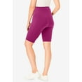 thumbnail image 2 of Woman Within Plus Size Stretch Cotton Pocket Bike Short, 2 of 4