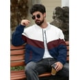 thumbnail image 5 of Fexilor Men's Bomber Jacket Casual Zipper Coat with Pockets Winter Windproof Jacket, 5 of 7