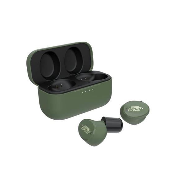 ISOtunes Sport INSTINCT Electronic Hearing Protection with 25dB Noise Reduction and Waterproof (OD Green)