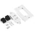 thumbnail image 3 of Puertos Placa de pared HDMI, placa de pared HDMI chapada en oro de doble puerto Placa de pared HDMI chapada en oro resistente y resistente, 3 of 8