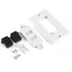thumbnail image 3 of Puertos Placa de pared HDMI, placa de pared HDMI chapada en oro de doble puerto Placa de pared HDMI chapada en oro resistente y resistente, 3 of 8