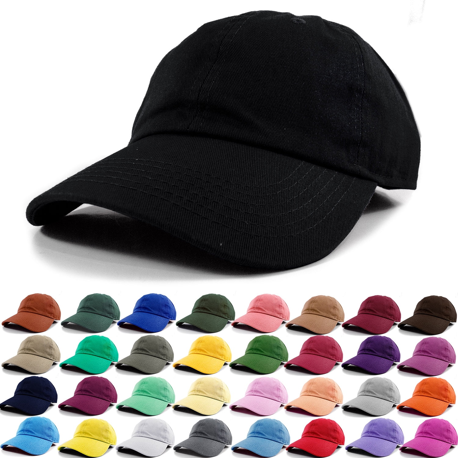 100% Cotton Baseball Caps, Dad Hats, & Snapbacks For Men