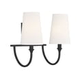 thumbnail image 4 of Cameron 2-Light Bathroom Vanity Light in Matte Black, 4 of 5