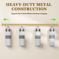 thumbnail image 4 of Heavy Duty Adjustable Curtain Rods for Windows, 1-Inch Diameter Curtain Rod, 32-96 Inches (Bright gold), 4 of 7