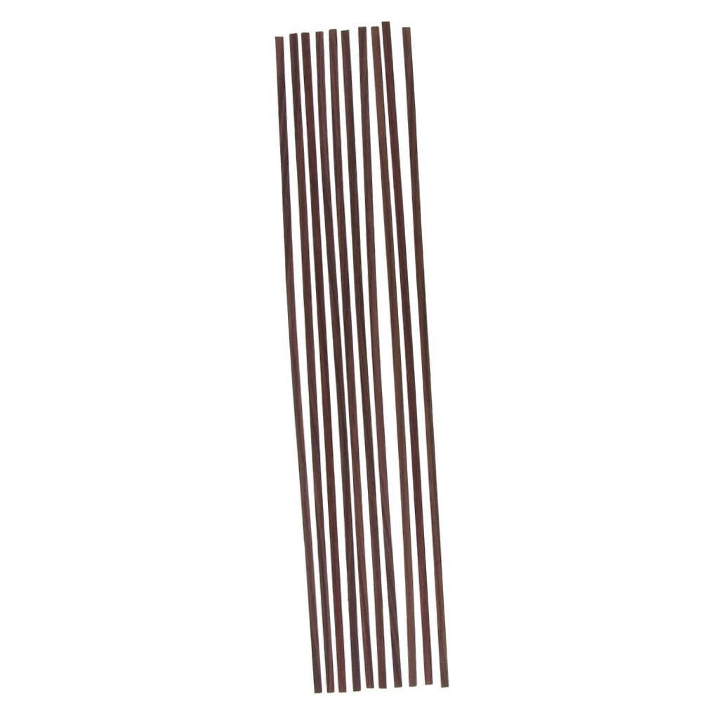 520x7x1.5mm Rosewood LoveinDIY 10pcs Guitar Fingerboard Fret Binding Inlay for Guitar Body Project Parts 