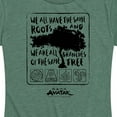 thumbnail image 3 of Avatar - The Last Airbender - Same Roots - Women's Short Sleeve Graphic T-Shirt, 3 of 5