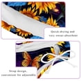 thumbnail image 3 of Starry Sky Sunflower Butterfly Detachable Sponge Adjustable Strap Bikini Set Two-Pack Swimsuits for All Occasions, 3 of 6