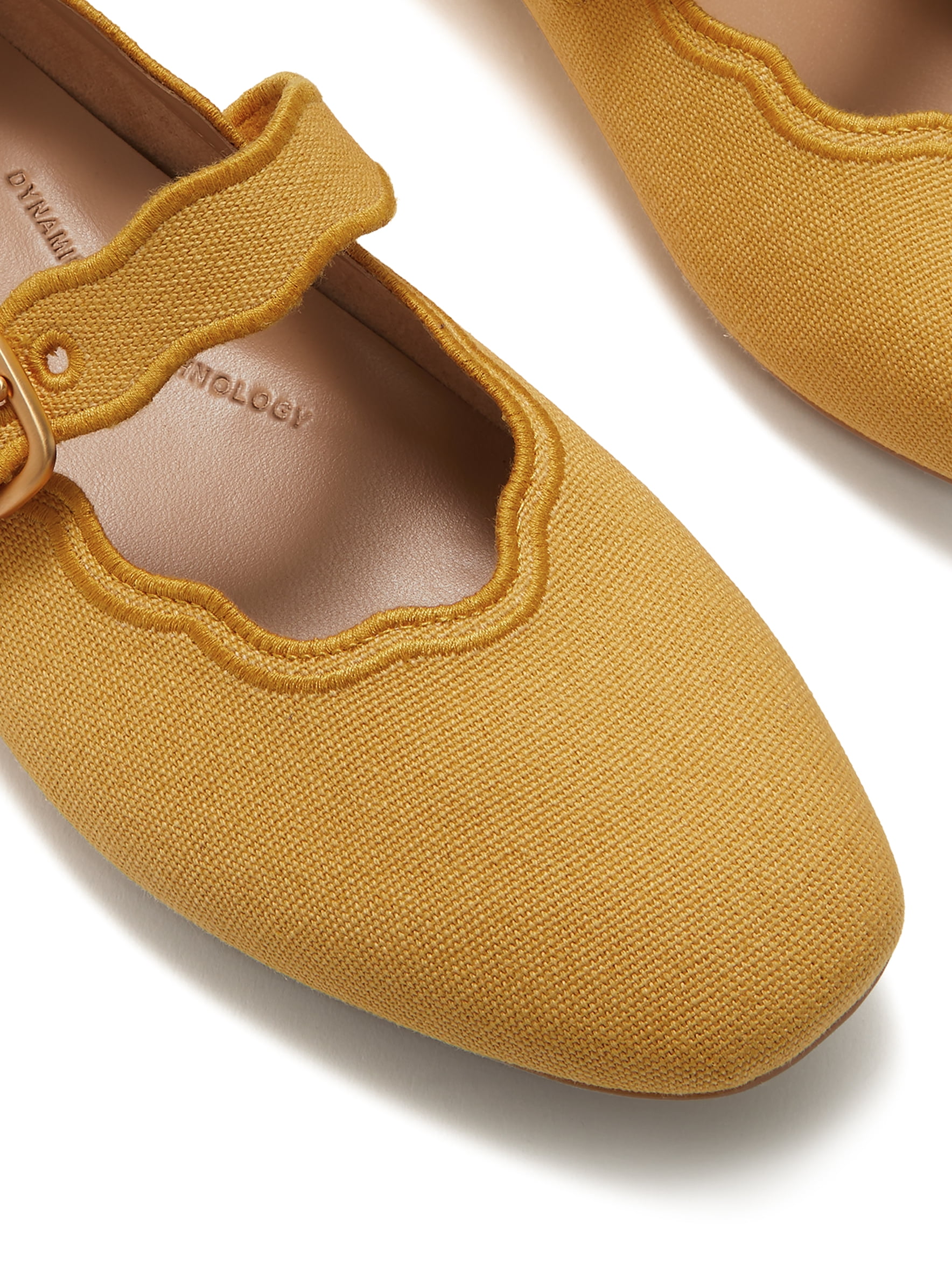 Fitflop Women's Delicato Wave-Edge Canvas Mary Jane Flats