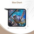 thumbnail image 3 of Sikiie Sea Turtle Swims Pot Holders Kitchen Insulation Mats Heat Resistant Pot-Holder Oven Anti-Scald Pads for Cooking Baking, 7.1*7.1inch, 3 of 8