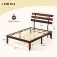 thumbnail image 3 of Costway 15.5 Inch Full Size Bed Frame with Retro Headboard &Under-Bed Storage Space, 3 of 10