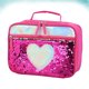 thumbnail image 2 of EeaseMX Bolsa de almuerzo portátil para niños con aislamiento de lentejuelas, bolsa térmica de aluminio para picnic, bolsa de almacenamiento para conservar comidas (roja), 2 of 7