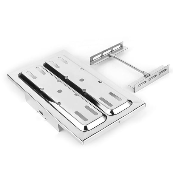 Battery Tray, Stainless Steel Universal Rustproof Battery Tray Rack Kit Battery Holder, 7 1/2x 13 1/4in For Home Industry