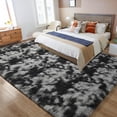 thumbnail image 3 of Alfombra Merelax Plush, 244 x 305 cm, teñida en negro y gris, 3 of 7
