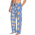 thumbnail image 6 of Honiee Kawaii Corgi for men - a sleek fusion of Straight Pajama Pants, versatile Lounge Pants, and cozy Sleepwear, all rolled into one-XX-Large, 6 of 6