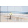 thumbnail image 2 of Smiling Senior Man Ride Bike - Impression sur Toile Paysage, 2 of 3
