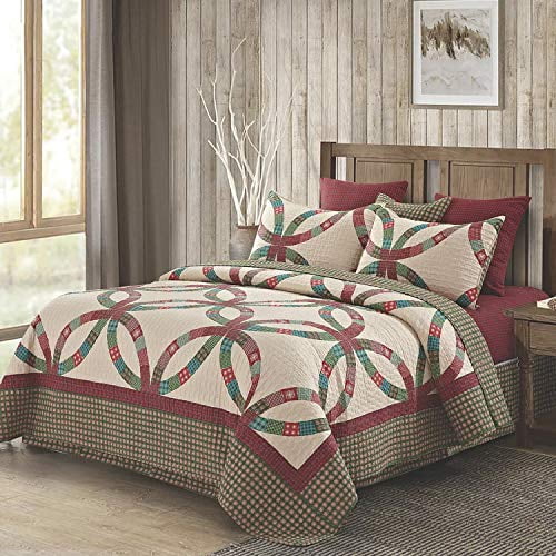 Quilt Bedding Set in Full/Queen by 